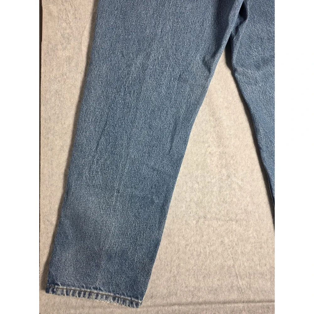 L.L.Bean Classic Fit Jeans Mens 35X29 Blue Medium Wash 100% Cotton Denim